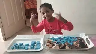 Kinetic Sand Play - Learn 12+ shapes - Nakshatra & Deeksha