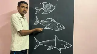 Fish drawing step by step || easy fish drawing ||🐟🐠|| #fishdrawing #fishart #viralvideo #ytart 