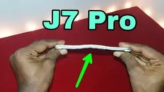 Samsung Galaxy J7 Pro Bend Test in Hindi 2017 | SahilTech G