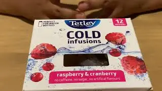 Tetley cold infusion #review #food