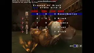 playing quake 3 (like an idiot)