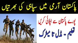 Pakistan Army FC Soldier Jobs 2020 | Pak Army Job