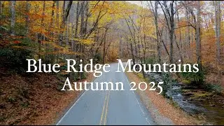 Asheville Fall Foliage 2025 | Stunning 4K Drone Footage of the Blue Ridge Mountains