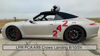 LPR PCA Autocross #6 | 8/10/24 | Porsche 991.1 S Cab | Bridgestone RE71RS | Crows Landing