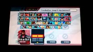 Smashbrawl wii comment avoir tous les perso du jeu