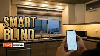 تحويل ستائر الرول الى سمارت باسهل طريقة - tuya zemismart shade blinds motor