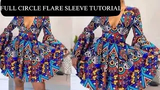 HOW TO CUT AND SEW A FULL CIRCLE SLEEVE