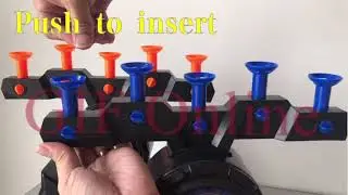 Floating target shooting board