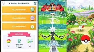 A Radiant Reunion Special Research Pokemon Go | Buzzwole, Pheromosa, Xurkitree, Shaymin Pokemon Go
