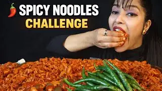 SPICY NOODLES CHALLENGE 🔥 | Extreme Spicy Mukbang 🌶️