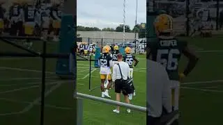 Edgerrin Cooper Working With tithe Edge Group At Packers Training Camp 😤