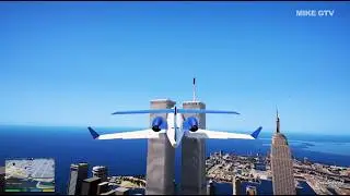 Liberty City in GTA V: Flying to Sandy Shores from Liberty City ✈️ (4K 60 FPS)