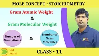 Gram Atomic Weight, Gram Molecular Weight, Number of Gram Atoms and Number of Gram Molecules