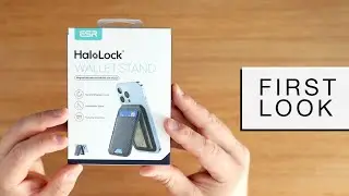First Look - ESR HaloLock Vegan Leather Wallet Stand -