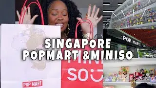 SINGAPORE POPMART Shopping Experience + Unboxing ft MINISO