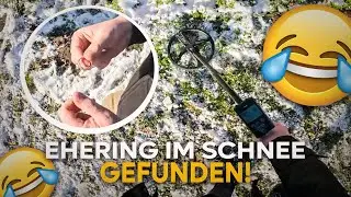 Auftragssuche: Erfolgreiche #Schatzsuche: Ehering im Schnee gefunden!  - UNCUT -| 🧈⚜️💰👑