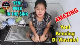 TOILET RUSAK TERPAKSA YENI NEKAT KENCING DI SINI