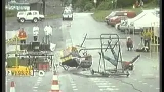 DEKRA / Wildhaus crash-tests 1998: Inline skater against children bicycle with trailer