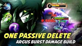 BURST DAMAGE !! ARGUS NEW META BUILD | MOBILE LEGENDS ARGUS GAMEPLAY GUIDE 2022