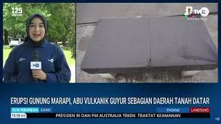 Erupsi Gunung Marapi, Abu Vulkanik Guyur Sebagian Daerah Tanah Datar