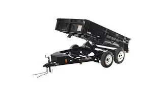Carry-On Hydraulic Dump Trailer (6-ft x 10-ft)
