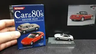 1/64 Mazda Eunos MX5 Miata NA6 1989 by Konami & wheelswap by Inno64 Watanabe , diecast  model review