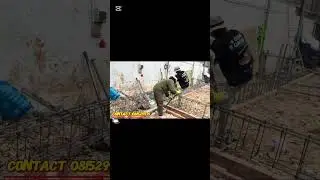បច្ចេកទេសសាងសង់អាគារ( technical building work) #shortvideo #construction #home 