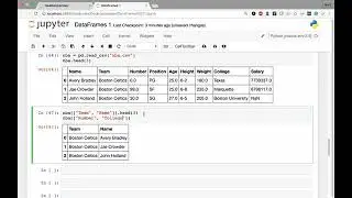Select Two or More Columns from a DataFrame