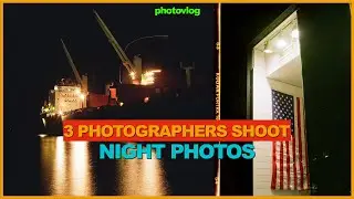 3 PHOTOGRAPHERS shoot NIGHT PHOTOS on Film | Downtown TORONTO // 35mm & 120 film