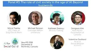 Civil society in the AI age | AI for Social Good @NeurIPS 2018