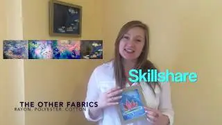 #Skillshare Fabric Painting Class #textilepainting on