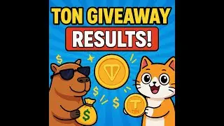 Crypto Giveaway Winners REVEALED! 💰 | TON, CapyBobo & CATTEA & COC