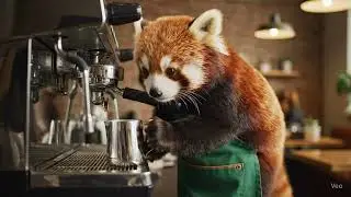 The Red Panda Barista: A Study in Anthropomorphic Animation & Work Simulation