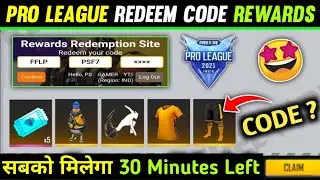 CLAIM FREE REWARDS | TODAY'S NEW PRO LEAGUE REDEEM CODE | PRO LEAGUE REDEEM CODE | FREE FIRE