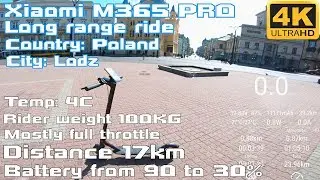 Xiaomi M365 PRO 🛴 true Long Range Ride around City 17KM ⚡ Full powa 🚀🍕🍻