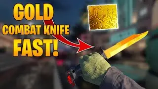 How to Get GOLD COMBAT KNIFE FAST in Call of Duty COLD WAR! (Gold Camo Tips + Tricks)