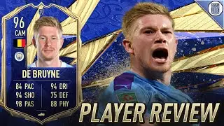 THE FULL META MONSTER!! - 96 TOTY KEVIN DE BRUYNE PLAYER REVIEW! - FIFA 21 ULTIMATE TEAM