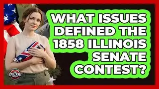 What Issues Defined the 1858 Illinois Senate Contest?