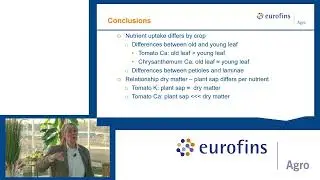 Relationship between plant sap and plant dry matter - Petra van Vliet - May 2021