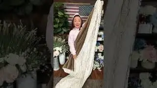 Shannon Luxe Cuddle&reg; Seal Truffle & Frosted Shaggy Cocoa/Snow Minky Blanket
