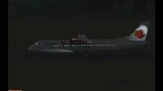 Canadian Xpress Aerospatiale ATR 72-500 Single Engine Landing Runway 27 Gatienau (CYND)