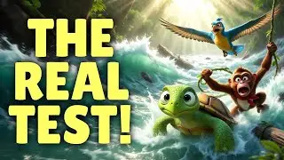 Can Teamwork Save the Jungle? 🌳 | Animated Kids Story Part 2