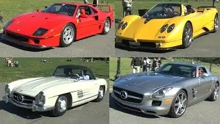 The Boston Cup 2016 #2 Ferrari LaFerrari, F40, Bugatti Veyron, Ford GT, Pagani Zonda S Roadster, etc