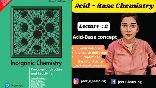 Lewis Acid-Base || Usanovich Definition || Hydrolysis constant||Acid-Base Chemistry