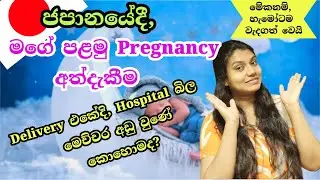 ජපානයේ,මගේ🫄Pregnancy අත්දැකීම🥰 | Delivery එකේදි Hospital බිල හිතාගන්න බැරි😲 විදියට අඩු වුණේ ඇයි?