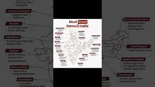 Dams in India #ssc #ssccgl #ntpcstaticgk #staticgk #railway