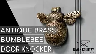 Antique Brass Bumblebee Door Knocker