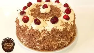 TARTA SELVA NEGRA 😍🍫😋.Torta o PASTEL Receta la ORIGINAL Black forest cake Receta # 163