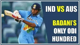Hemang Badani's excellent 100 against Australia in ODIs