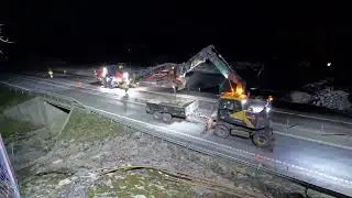 E18 Köping–Västjädra – se hur vi flyttar en 700 ton tung bro med hjälp av domkrafter | Trafikverket